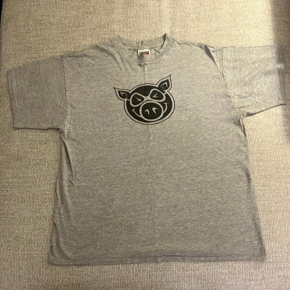 Vintage Pig Wheels Skate Tee XL